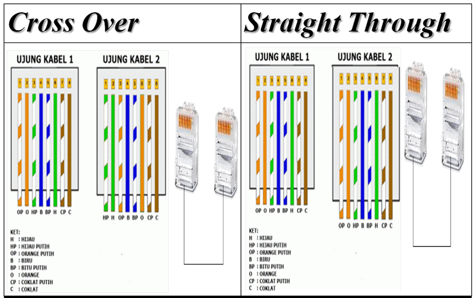 Detail Gambar Kabel Cross Nomer 22