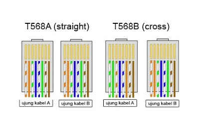 Detail Gambar Kabel Cross Dan Straight Nomer 12