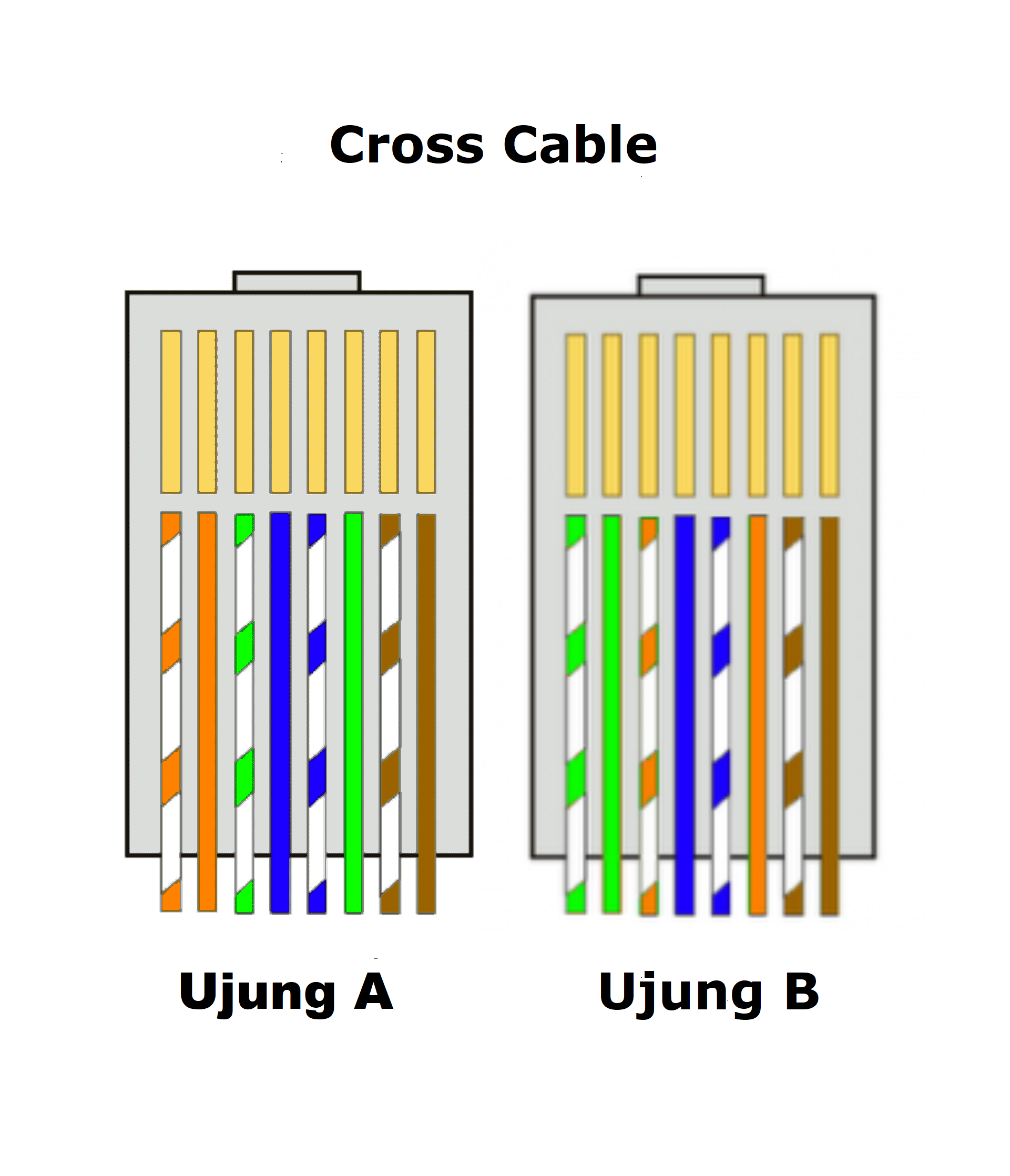 Detail Gambar Kabel Cross Dan Straight Nomer 5