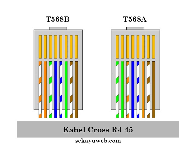 Detail Gambar Kabel Cross Dan Straight Nomer 53