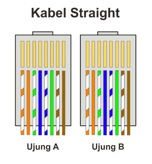 Detail Gambar Kabel Cross Dan Straight Nomer 10