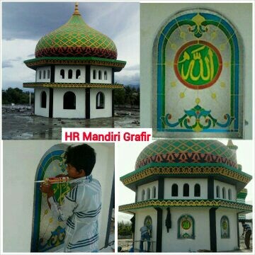 Detail Gambar Kaca Grafir Masjid Nomer 31