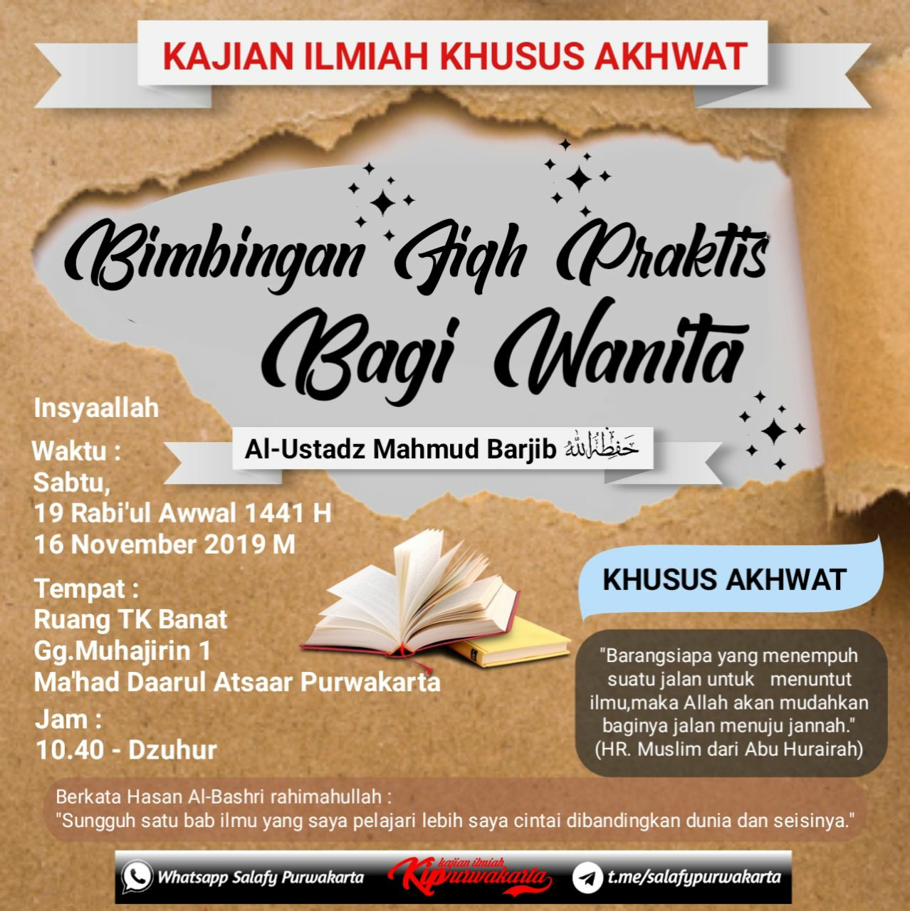 Detail Gambar Kajian Muslimah Dan Muslim Nomer 34