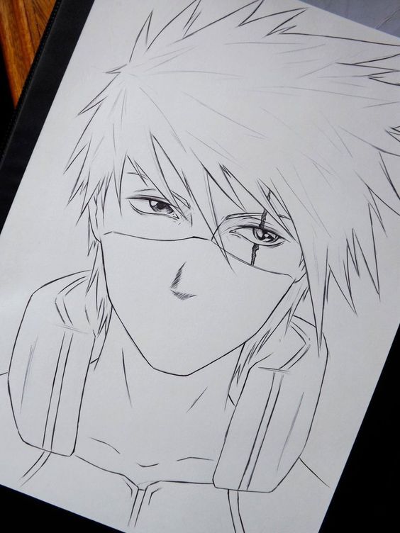 Detail Gambar Kakashi Pakai Pensil Nomer 14