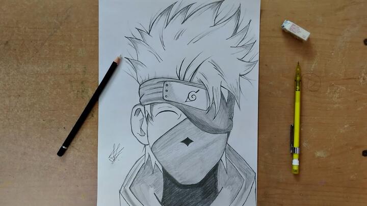 Detail Gambar Kakashi Pakai Pensil Nomer 39