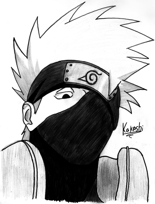 Detail Gambar Kakashi Pakai Pensil Nomer 6