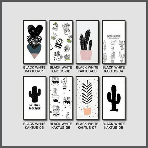Detail Gambar Kaktus Hitam Putih Nomer 22