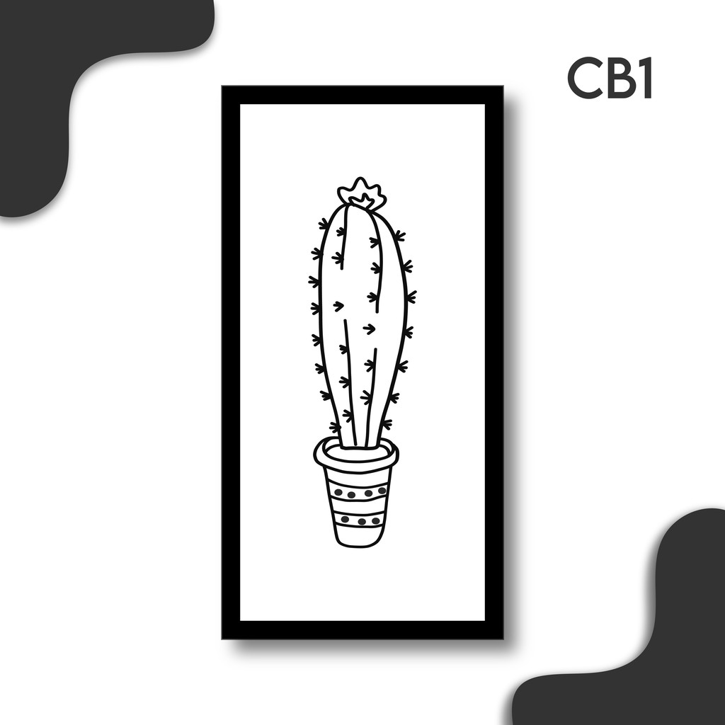 Detail Gambar Kaktus Hitam Putih Nomer 10