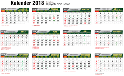 Detail Gambar Kalender 2018 Nomer 2