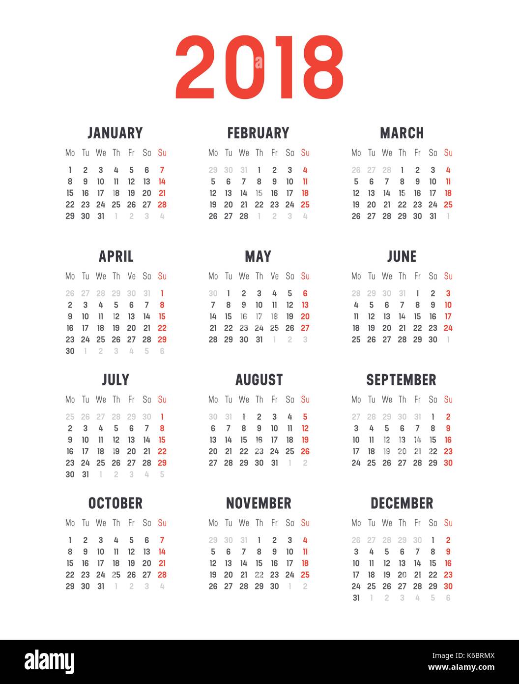 Detail Gambar Kalender 2018 Nomer 20