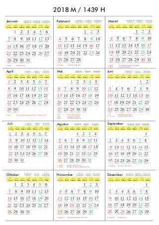 Detail Gambar Kalender 2018 Nomer 32