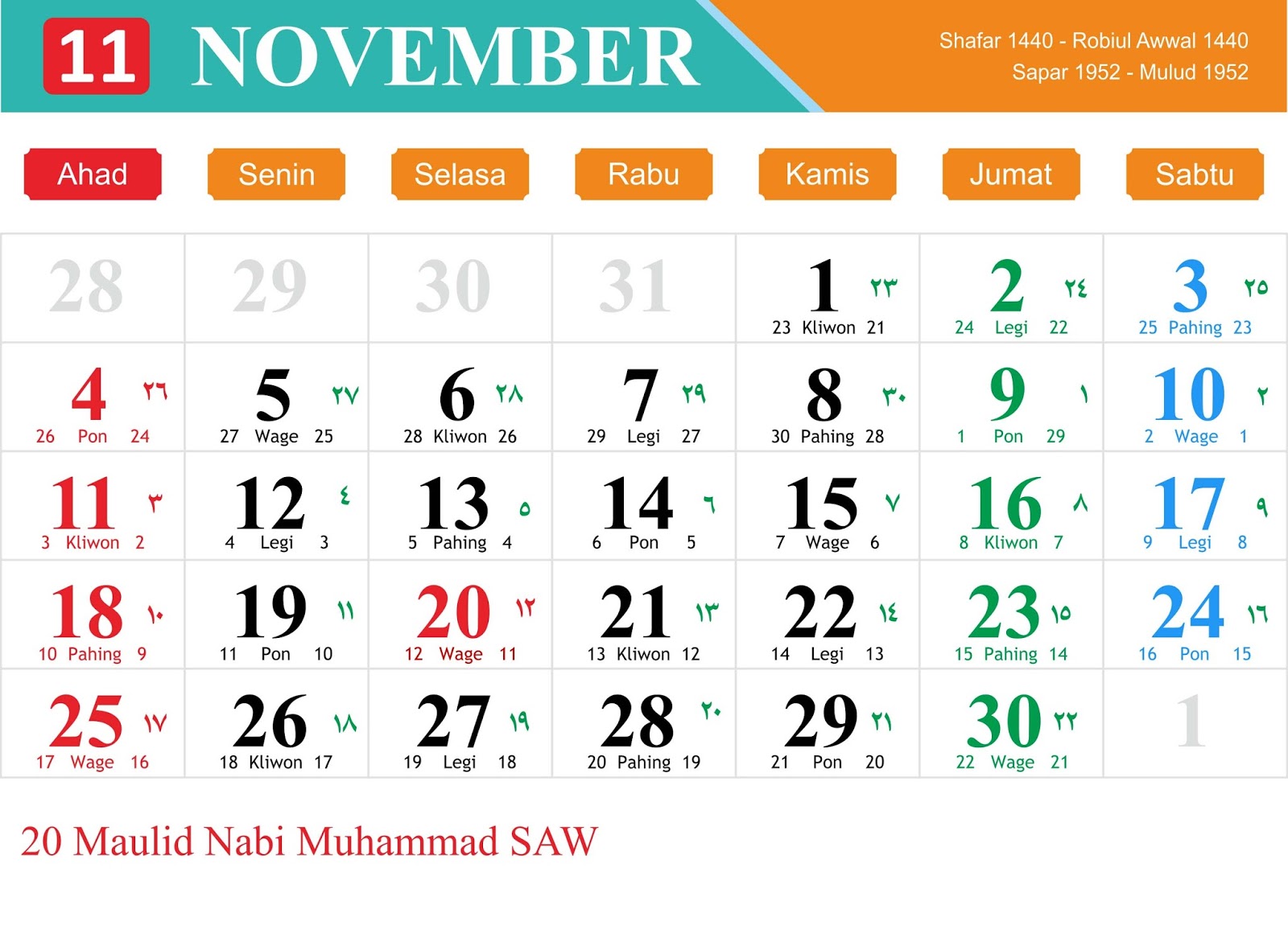 Detail Gambar Kalender 2018 Nomer 49