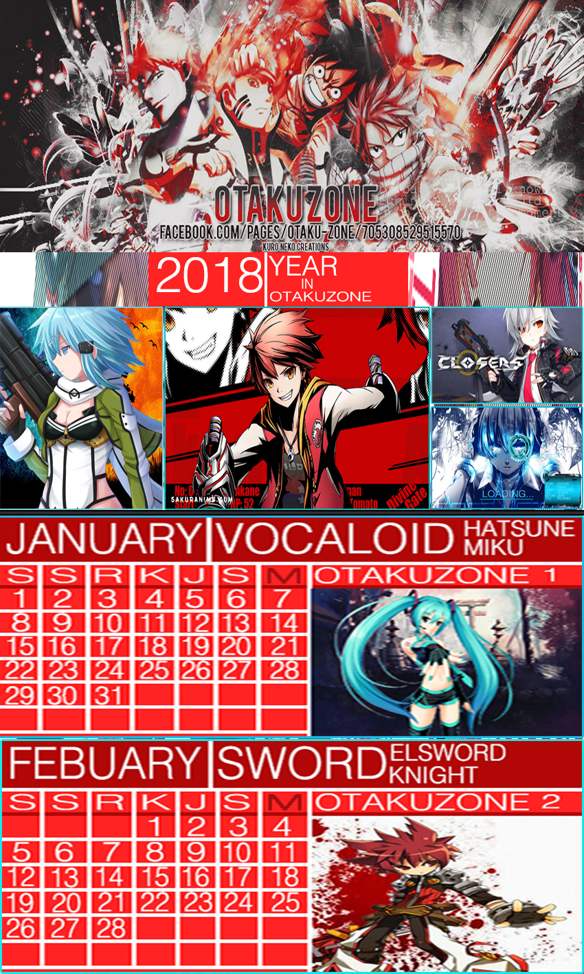 Detail Gambar Kalender 2018 Anime Nomer 35