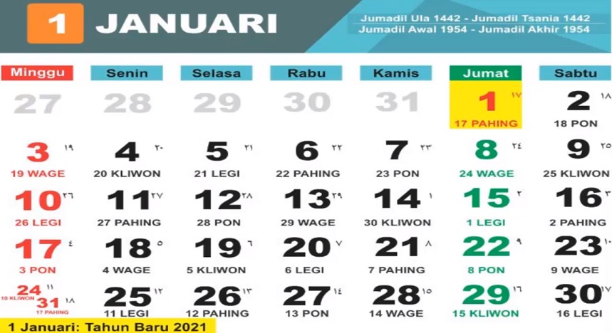 Detail Gambar Kalender 2021 Nomer 32