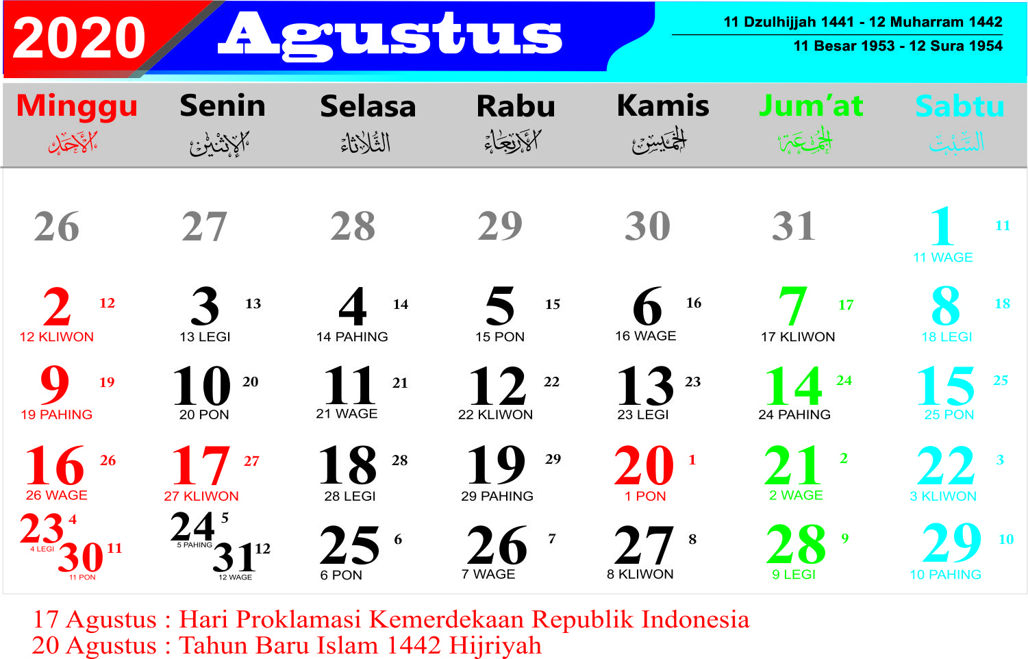 Detail Gambar Kalender Agustus 2021 Nomer 41