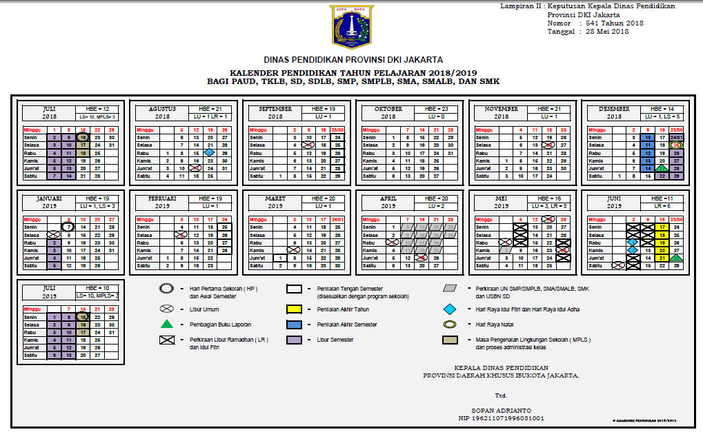 Detail Gambar Kalender Akademik Sekolah Selama 2 Semester Nomer 16