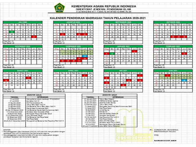 Detail Gambar Kalender Akademik Sekolah Selama 2 Semester Nomer 25