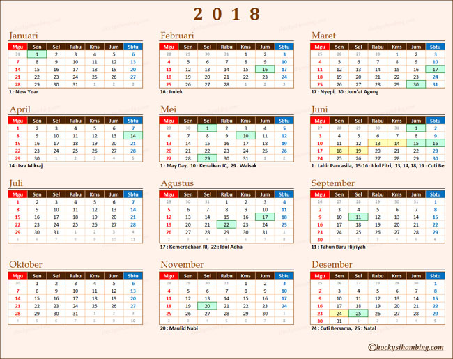 Detail Gambar Kalender Bulan Desember 2018 Nomer 29