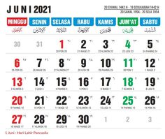 Detail Gambar Kalender Bulan Juni 2021 Nomer 13