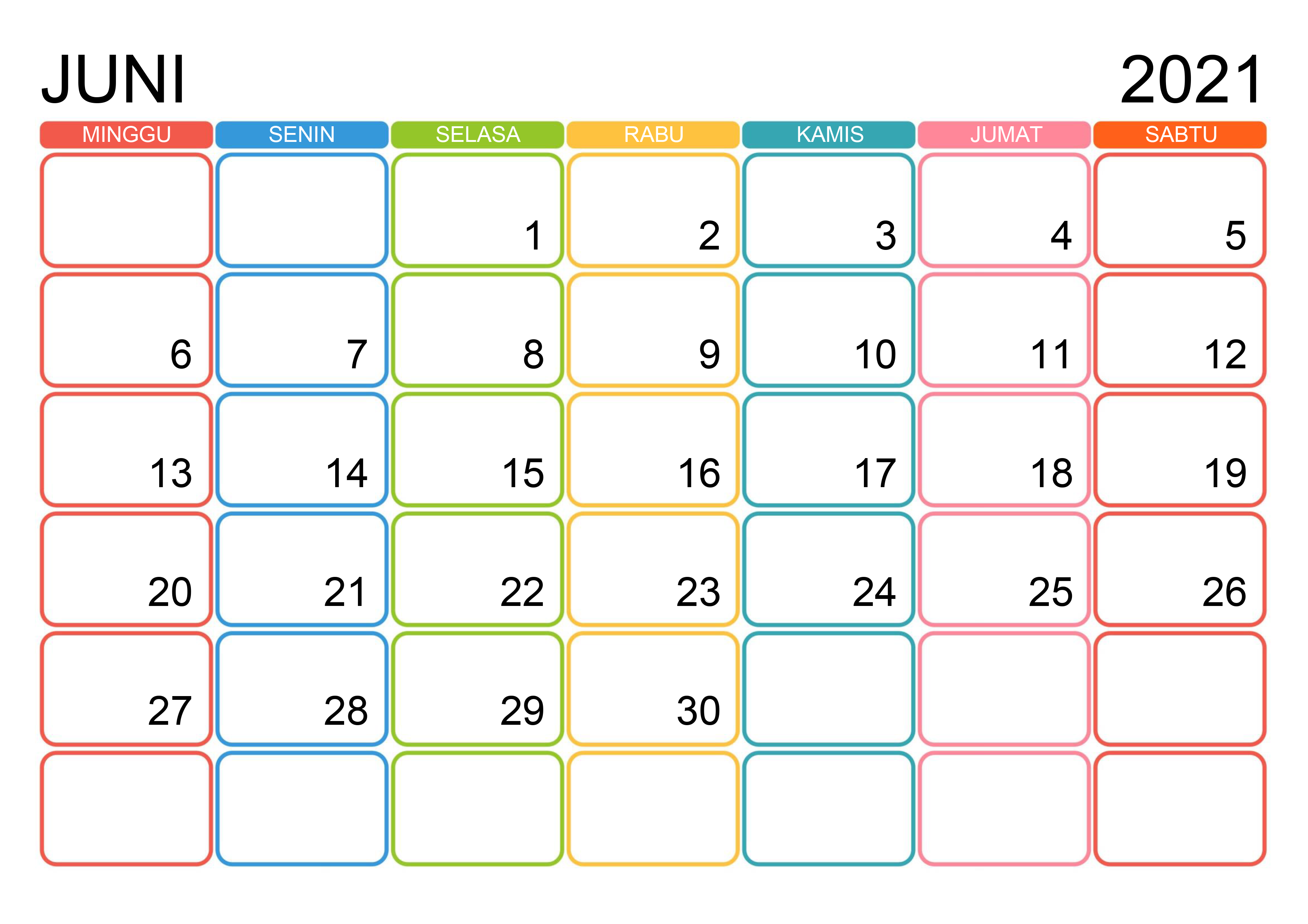 Detail Gambar Kalender Bulan Juni 2021 Nomer 23