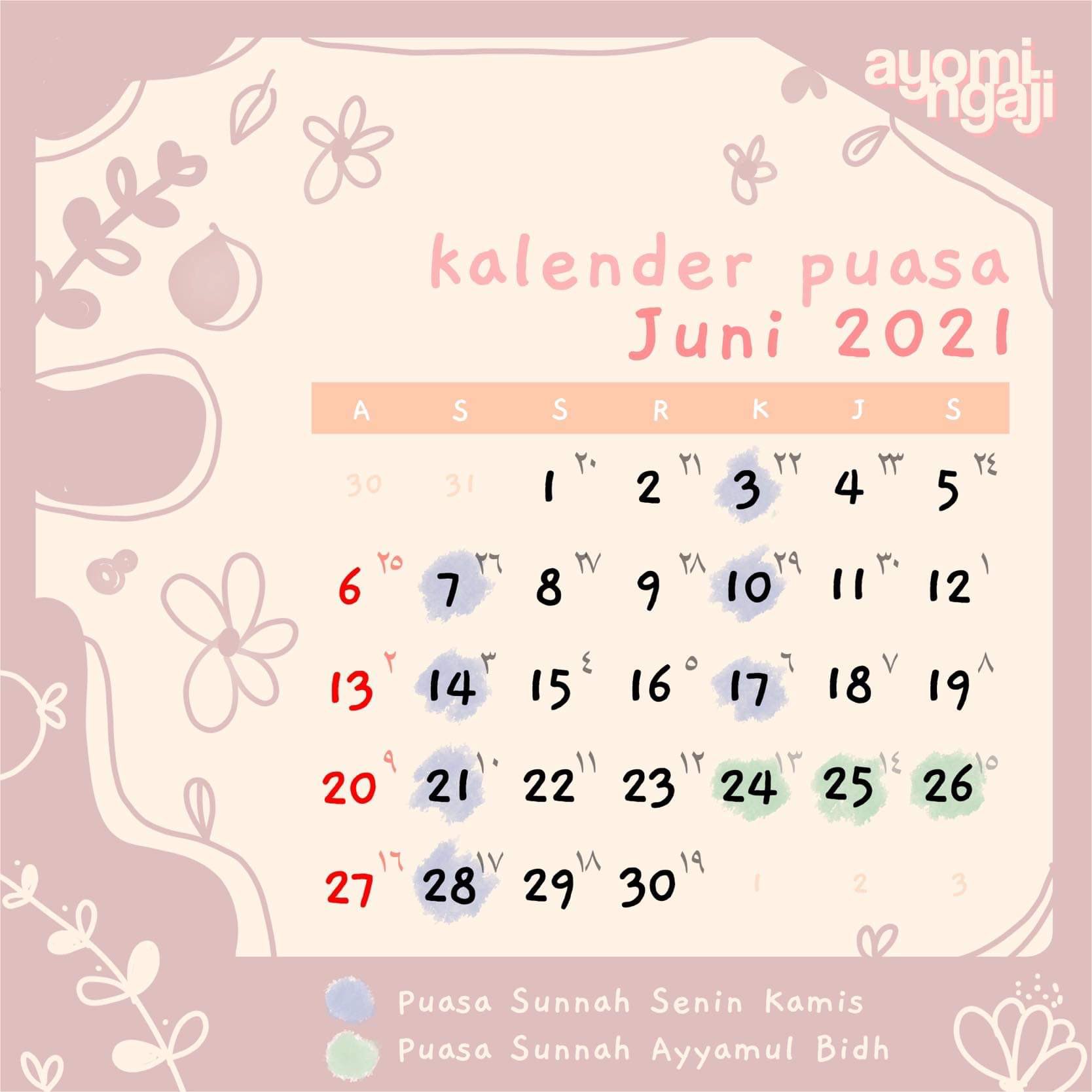 Detail Gambar Kalender Bulan Juni 2021 Nomer 30