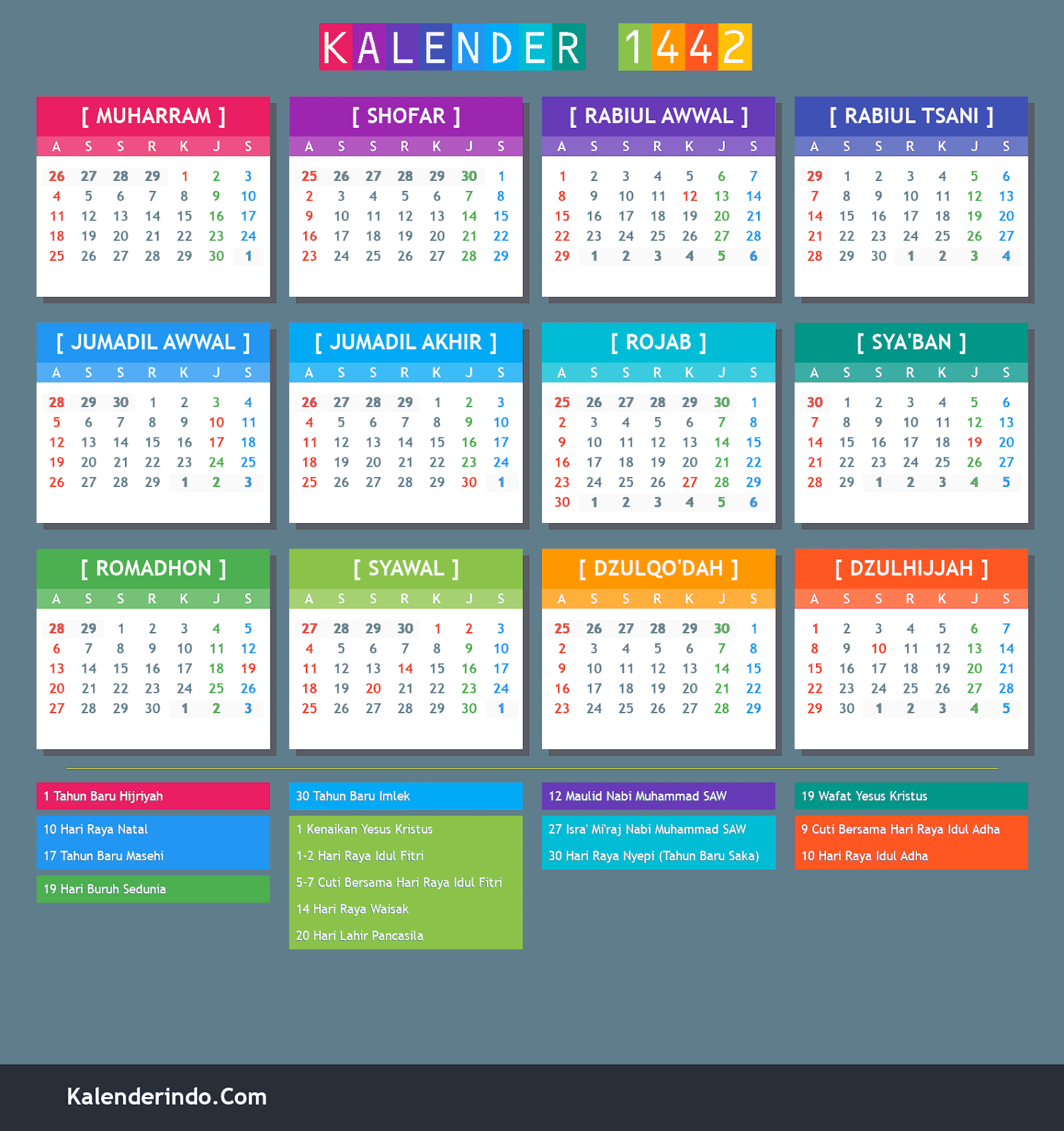 Detail Gambar Kalender Hijriyah Nomer 2