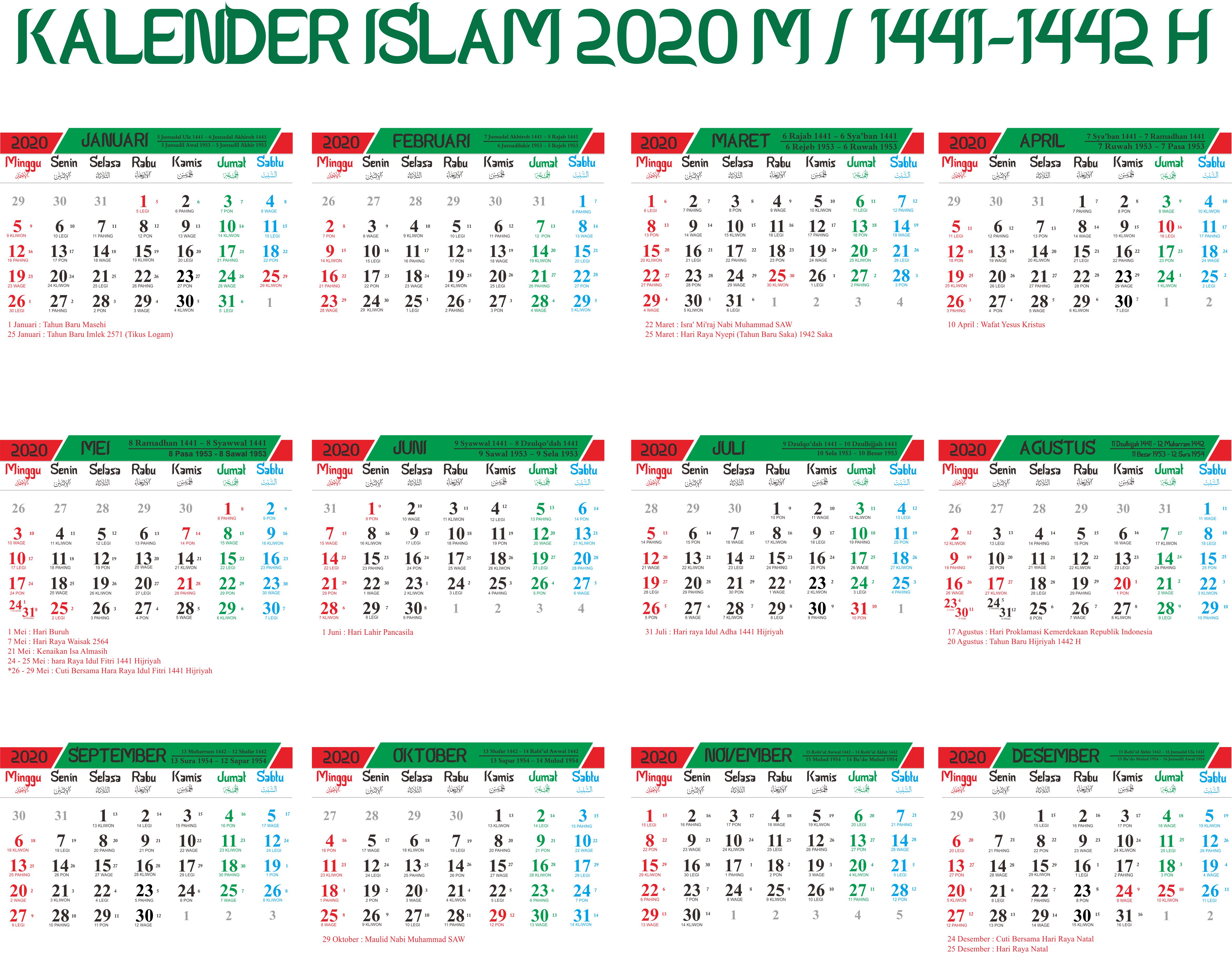 Detail Gambar Kalender Hijriyah Nomer 5