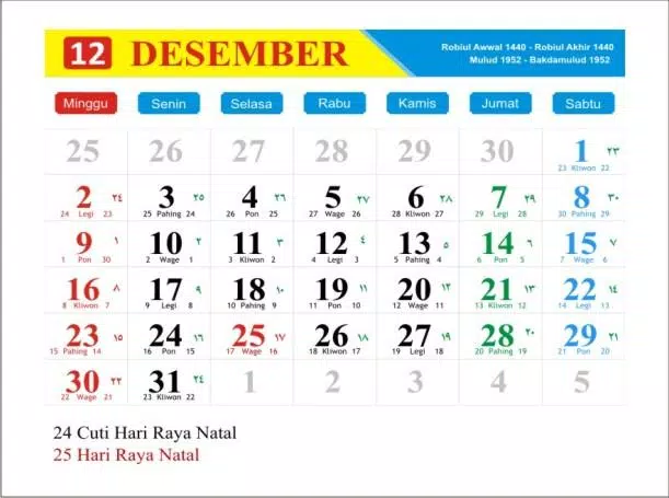Detail Gambar Kalender Hijriyah Nomer 55