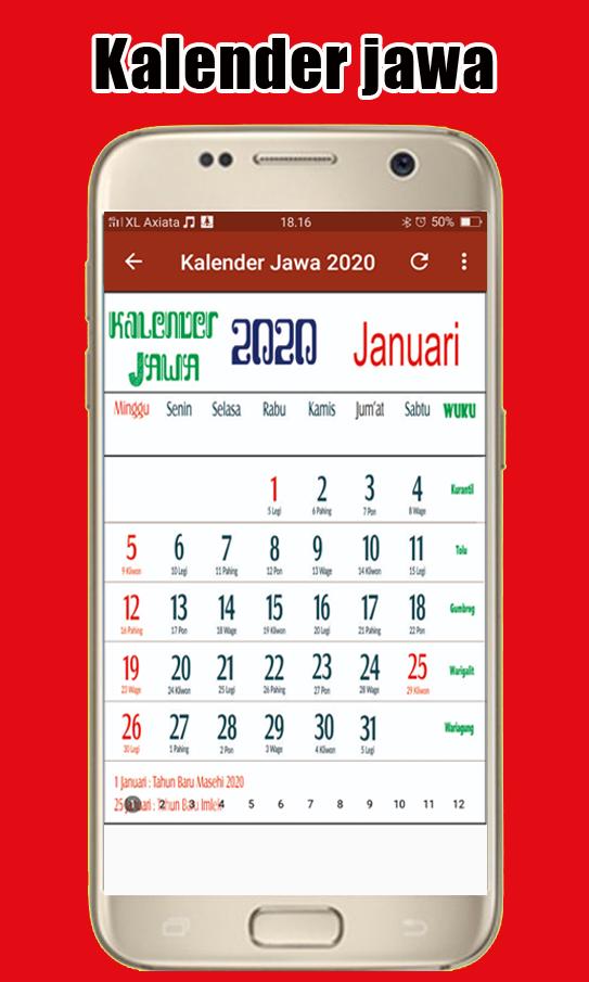 Detail Gambar Kalender Jawa 2020 Nomer 33