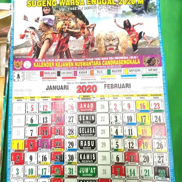 Detail Gambar Kalender Jawa 2020 Nomer 50