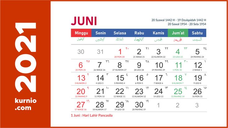 Detail Gambar Kalender Juni 2021 Nomer 8