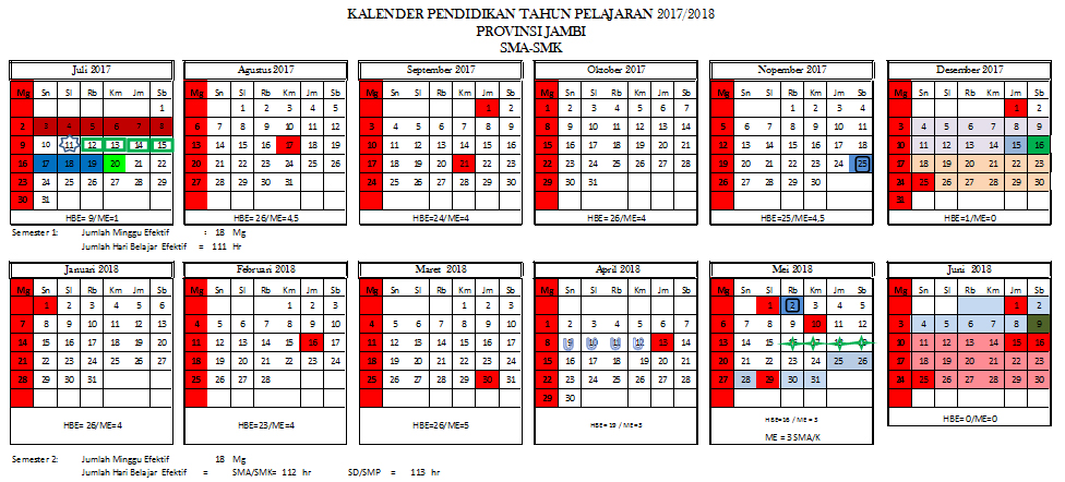 Detail Gambar Kalender Pendidikan Tahun 2018 Nomer 14