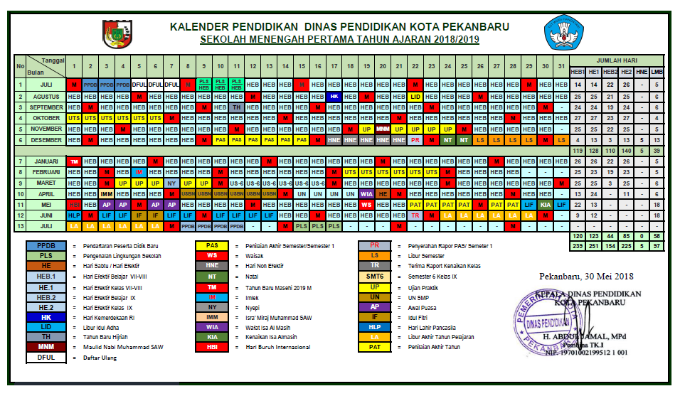 Detail Gambar Kalender Pendidikan Tahun 2018 Nomer 15