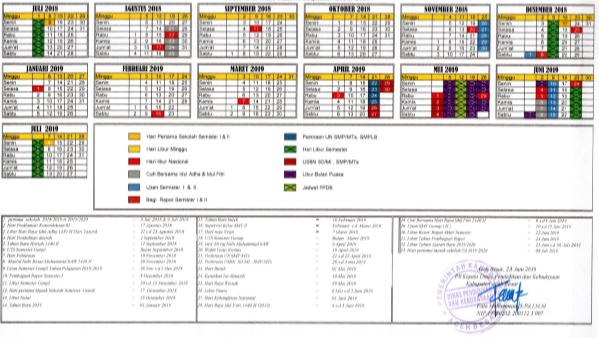 Detail Gambar Kalender Pendidikan Tahun 2018 Nomer 16