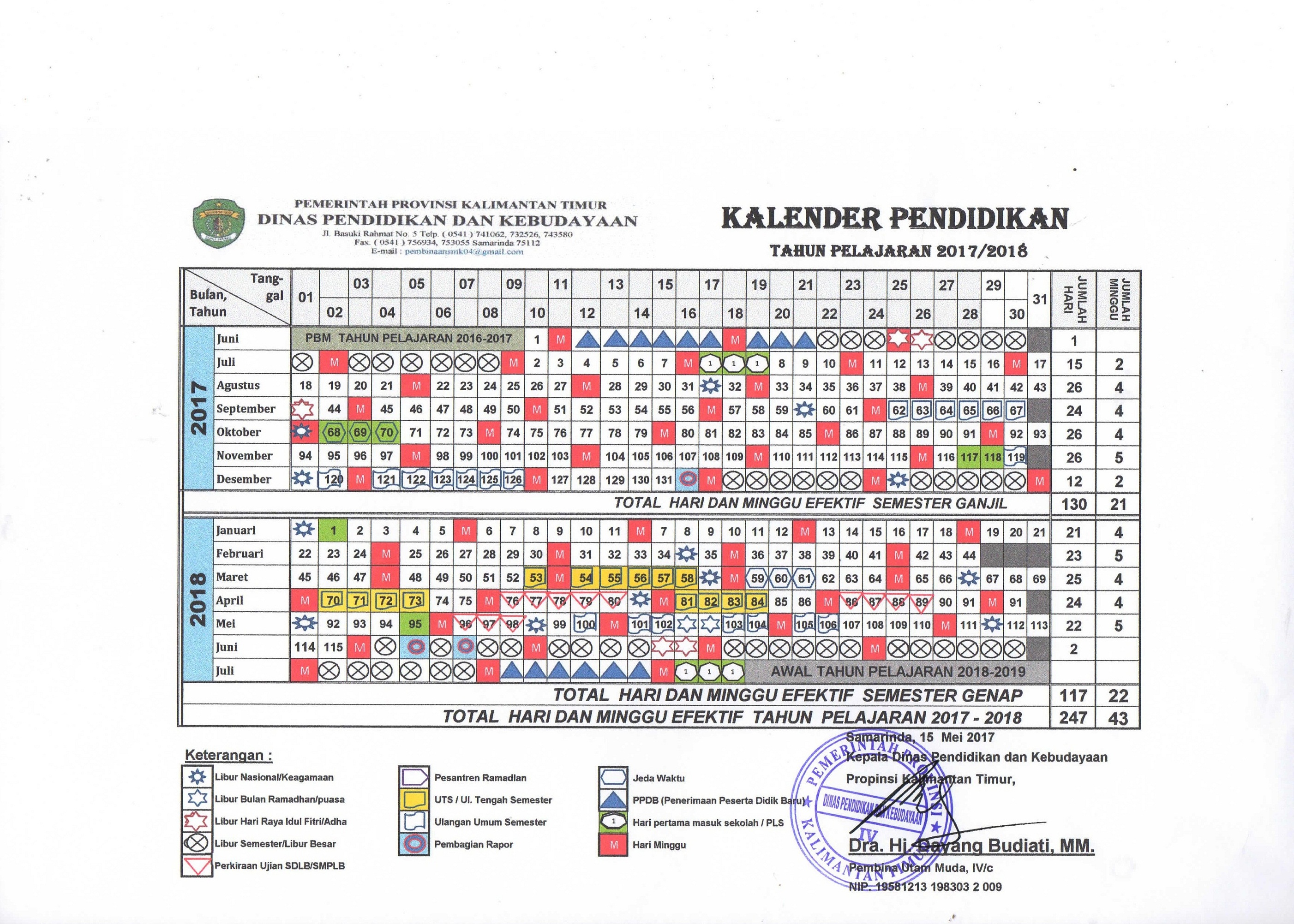 Detail Gambar Kalender Pendidikan Tahun 2018 Nomer 27