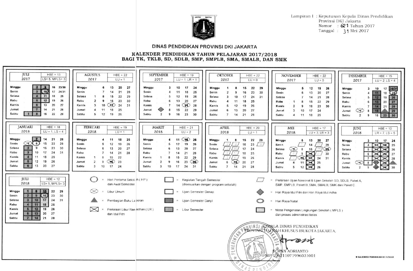 Detail Gambar Kalender Pendidikan Tahun 2018 Nomer 40