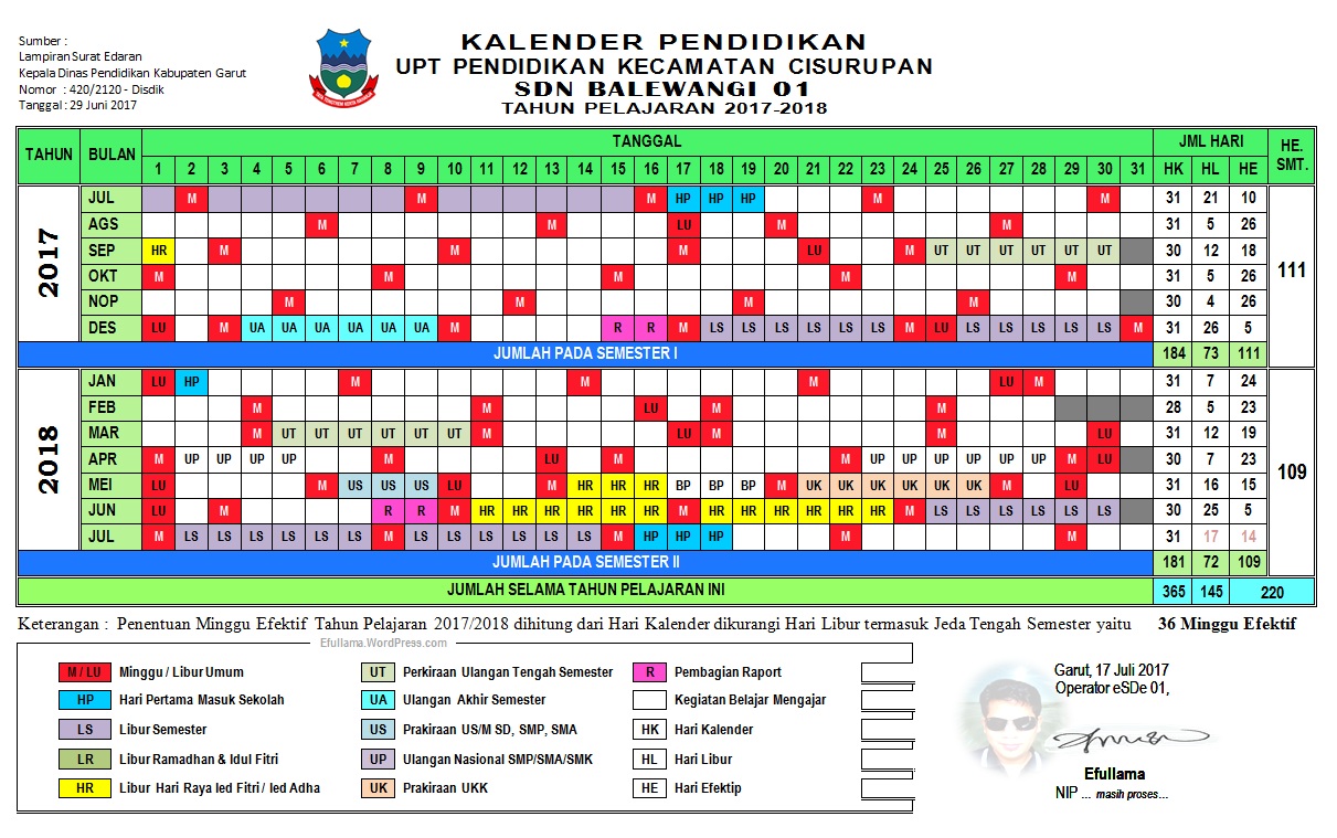 Detail Gambar Kalender Pendidikan Tahun 2018 Nomer 42