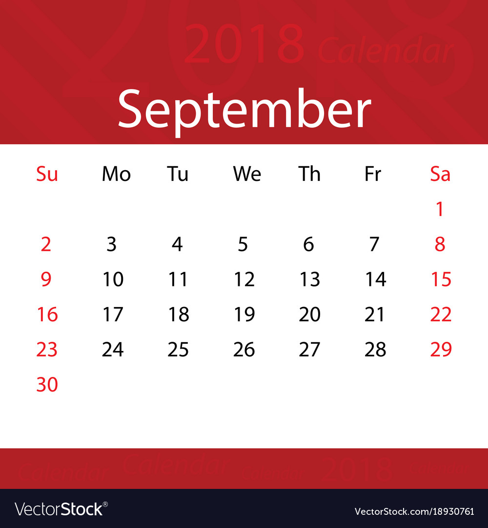 Detail Gambar Kalender September 2018 Nomer 15