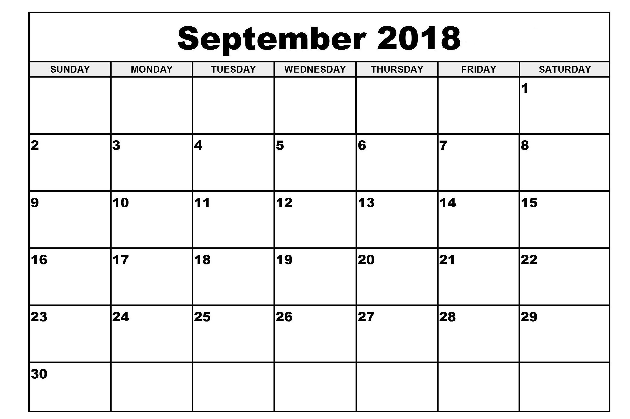 Detail Gambar Kalender September 2018 Nomer 16