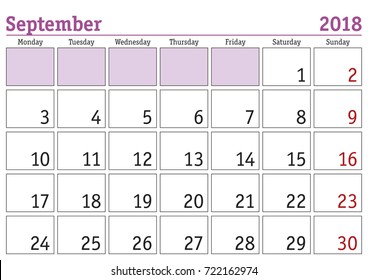 Detail Gambar Kalender September 2018 Nomer 27