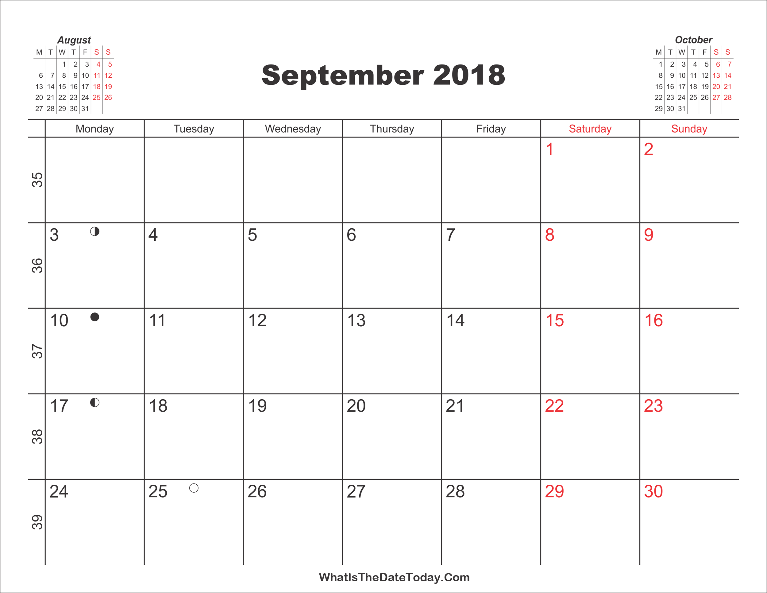 Detail Gambar Kalender September 2018 Nomer 40