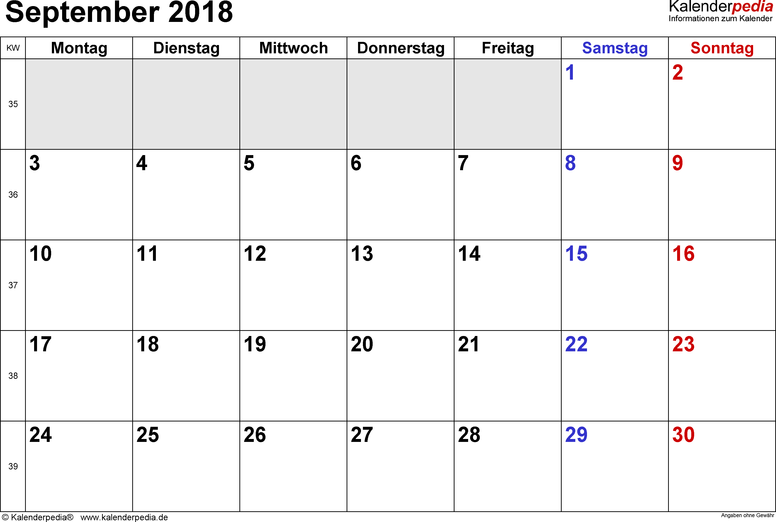 Detail Gambar Kalender September 2018 Nomer 42