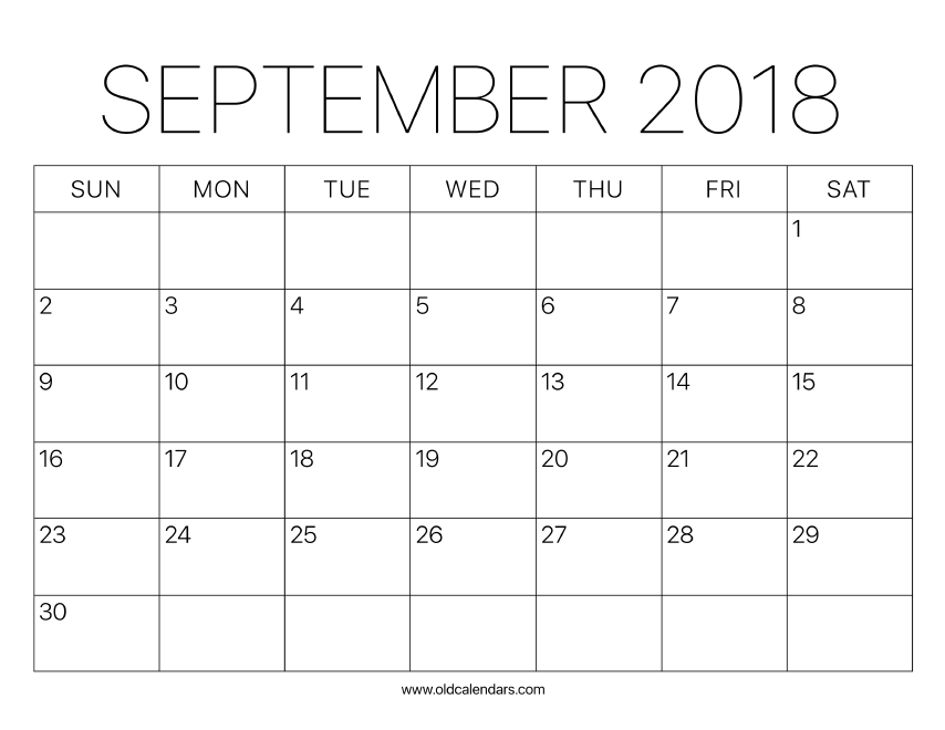 Detail Gambar Kalender September 2018 Nomer 44