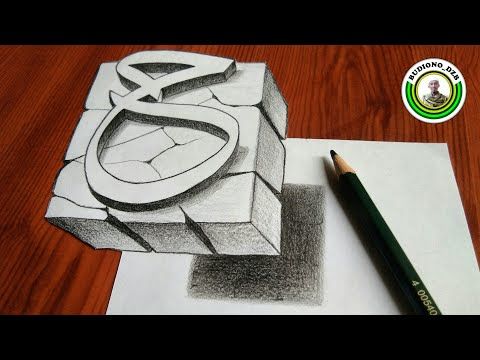 Detail Gambar Kaligrafi 3d Di Kertas Nomer 3