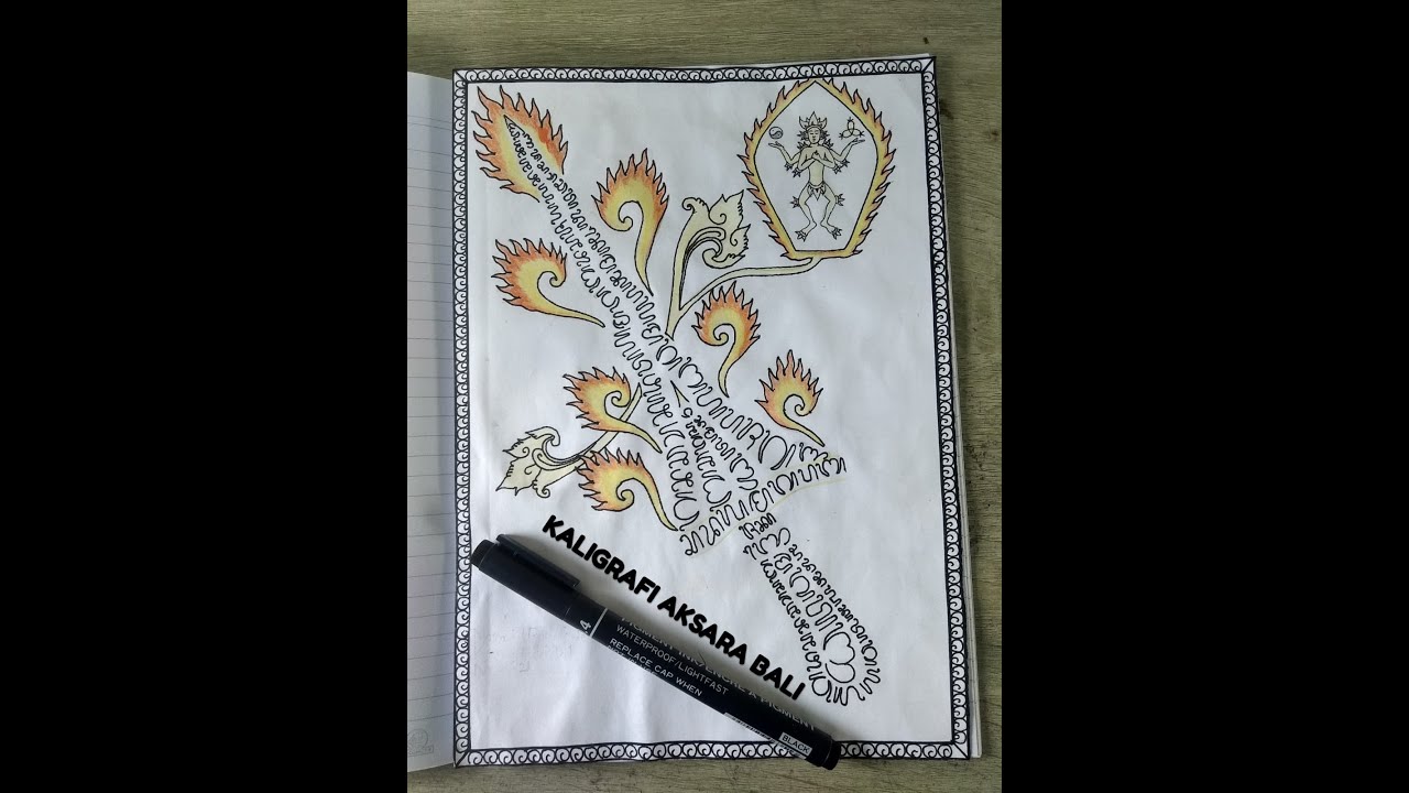 Detail Gambar Kaligrafi Aksara Bali Nomer 21