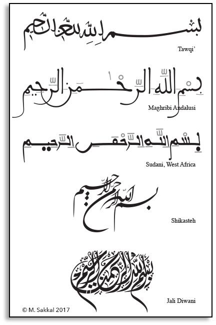 Detail Gambar Kaligrafi Khat Maghribi Nomer 14