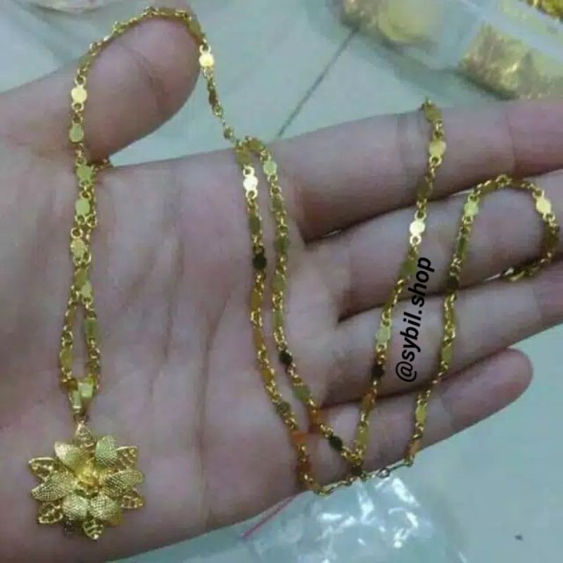 Detail Gambar Kalung Emas 1 Suku Nomer 15