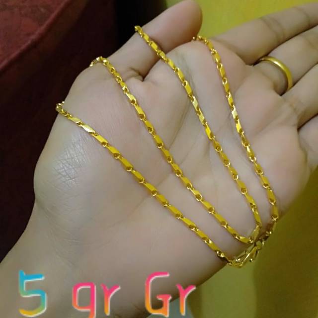 Detail Gambar Kalung Emas 10 Gram 24 Karat Nomer 52