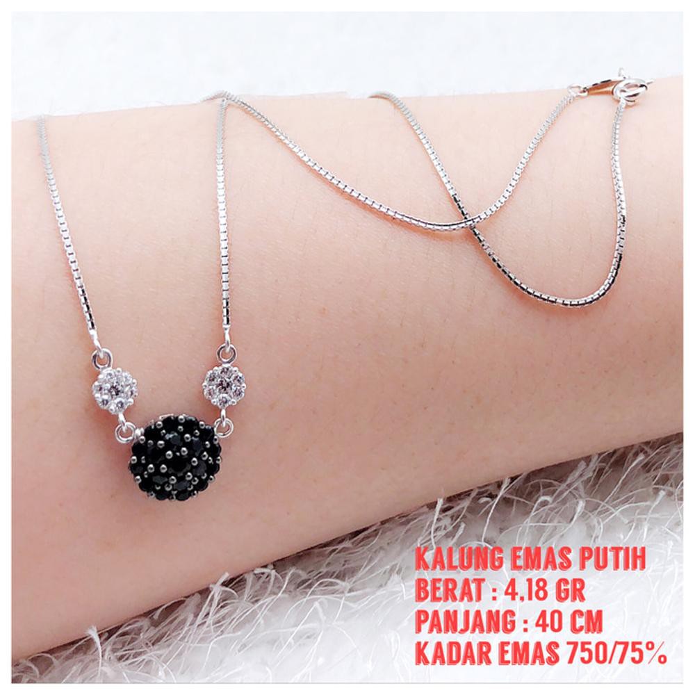 Detail Gambar Kalung Emas Putih Nomer 29