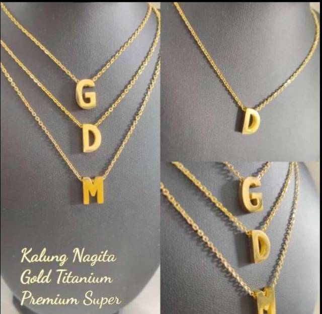 Detail Gambar Kalung Huruf Nomer 34